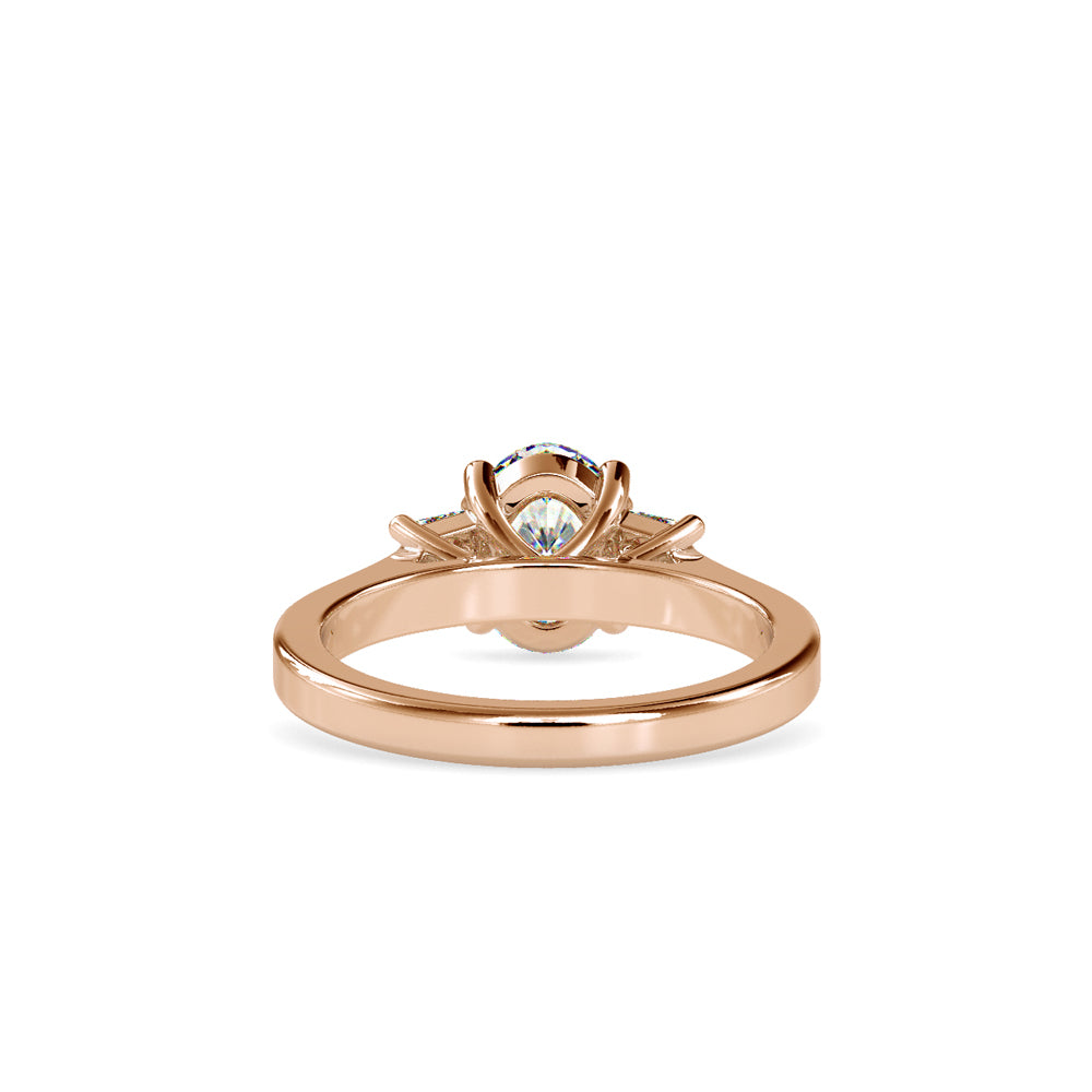 Luminous Trio Solitaire Ring
