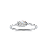 Whispering Teardrop Ring