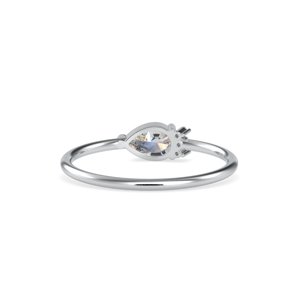 Whispering Teardrop Ring