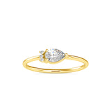 Whispering Teardrop Ring