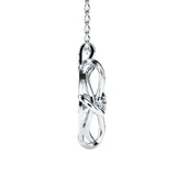 Interwoven Diamond Blossom Pendant
