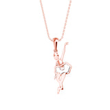 Ballet in Bloom Diamond Pendant