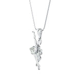 Ballet in Bloom Diamond Pendant