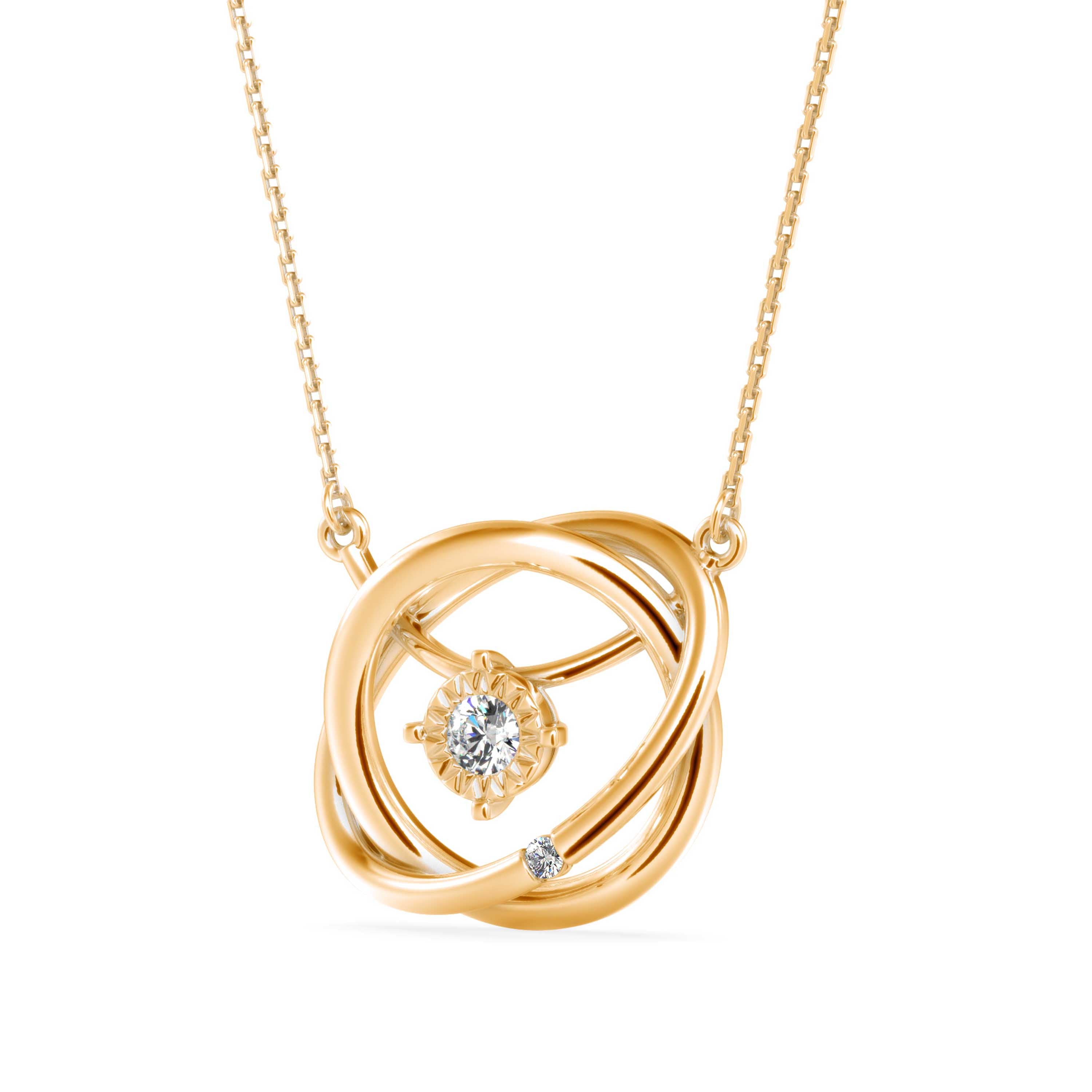 Luminous Elegance Diamond Necklace