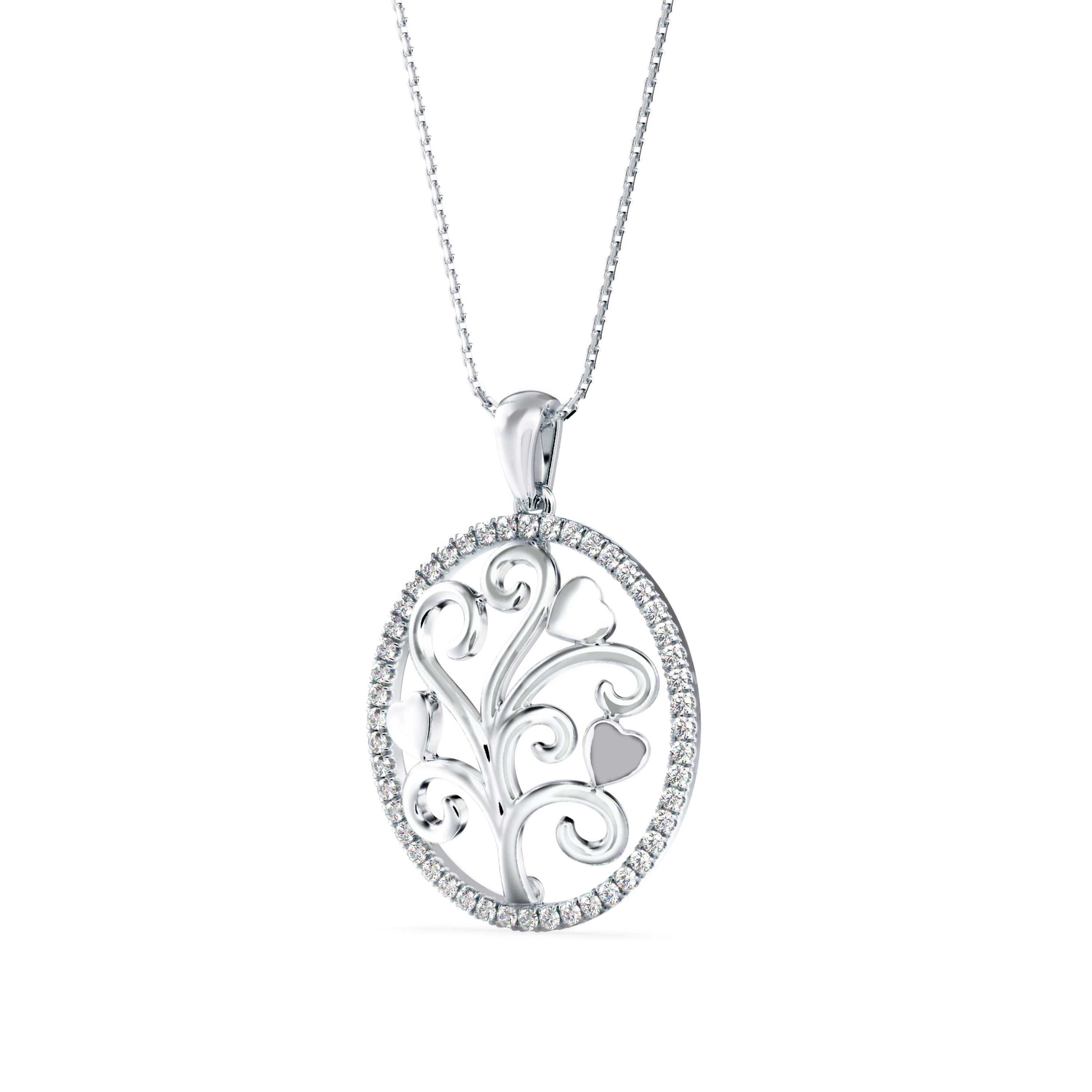 Aurora's Whisper Diamond Pendant