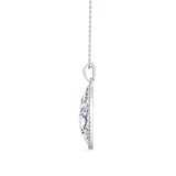 Aurora's Whisper Diamond Pendant