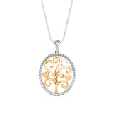 Aurora's Whisper Diamond Pendant