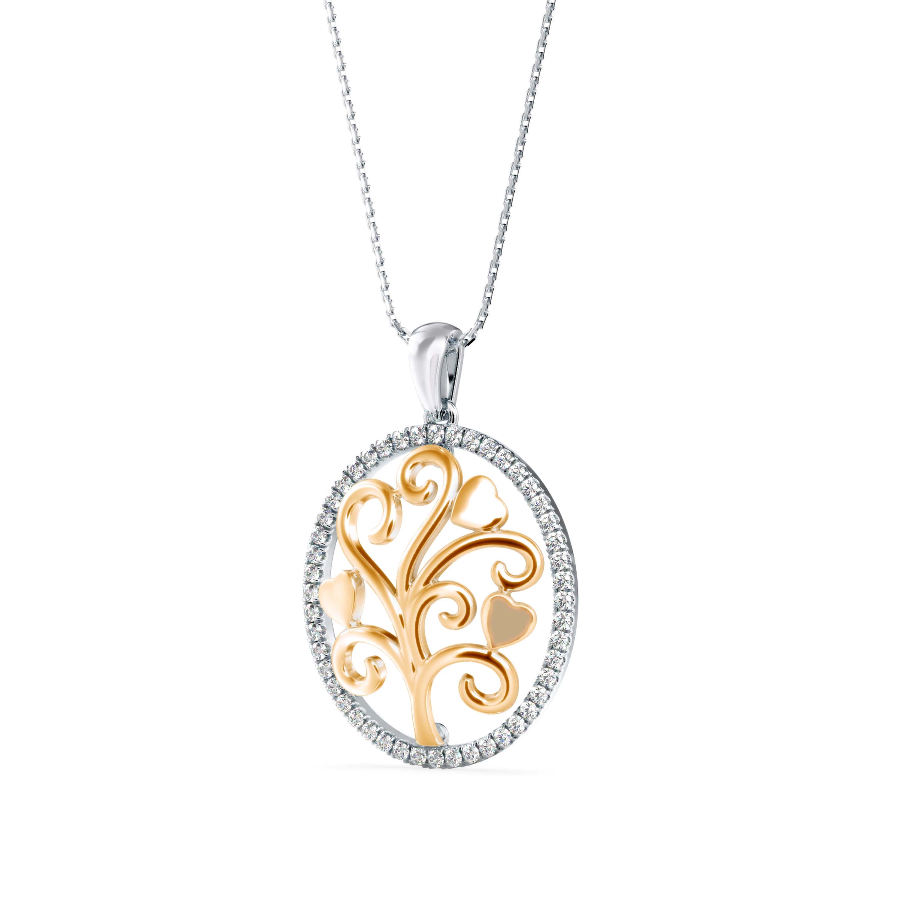 Aurora's Whisper Diamond Pendant