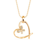 Heartfelt Flutter Pendant