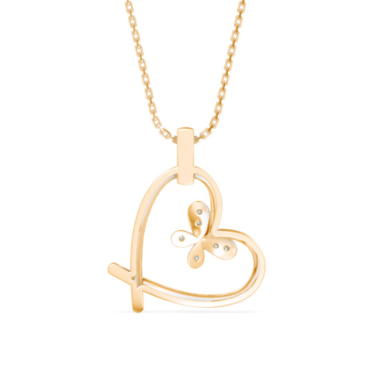 Heartfelt Flutter Pendant
