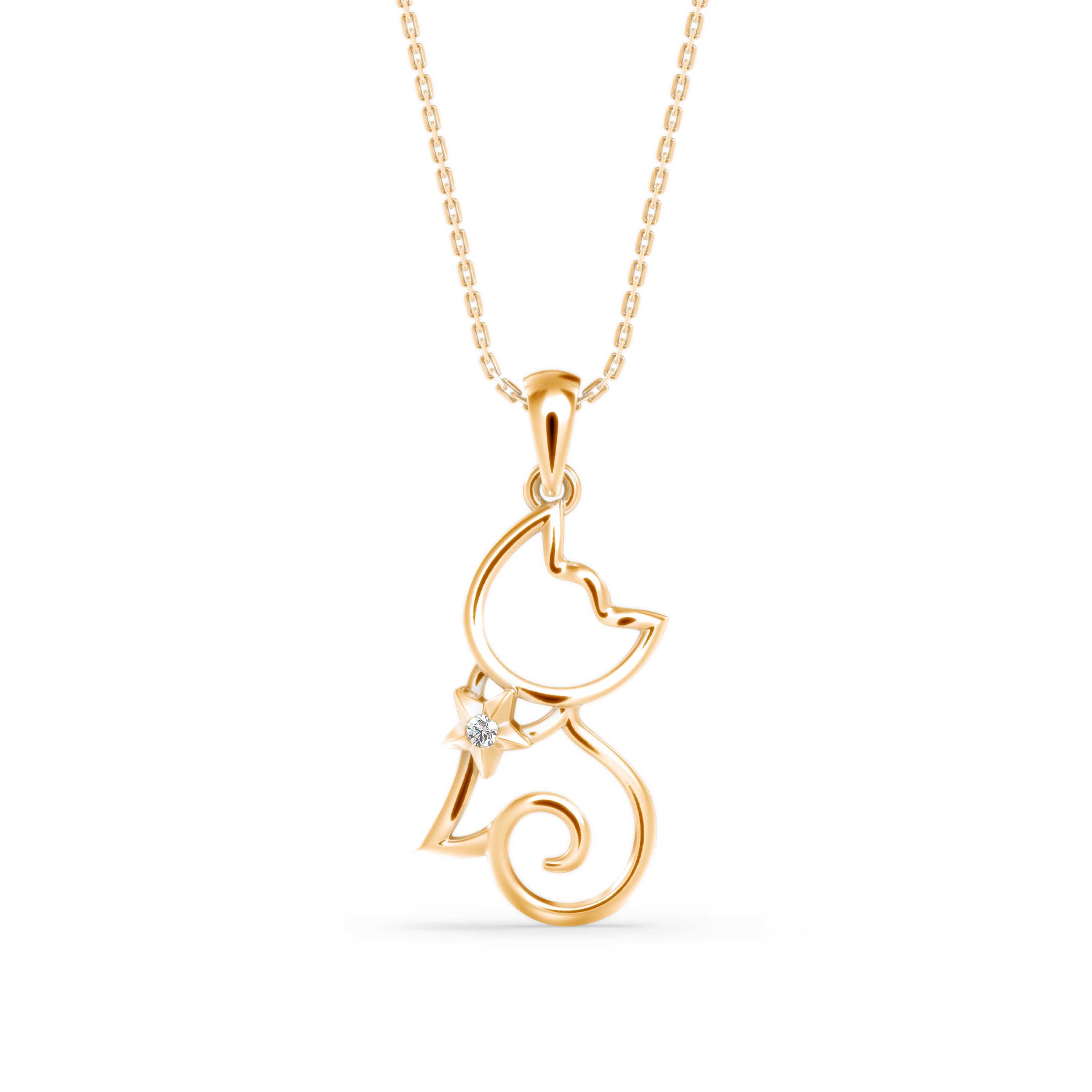 Starry Cat Pendant