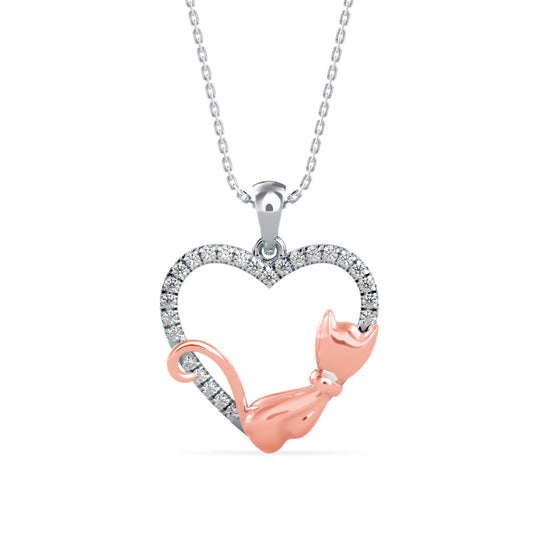 Heartfelt Kitty Pendant