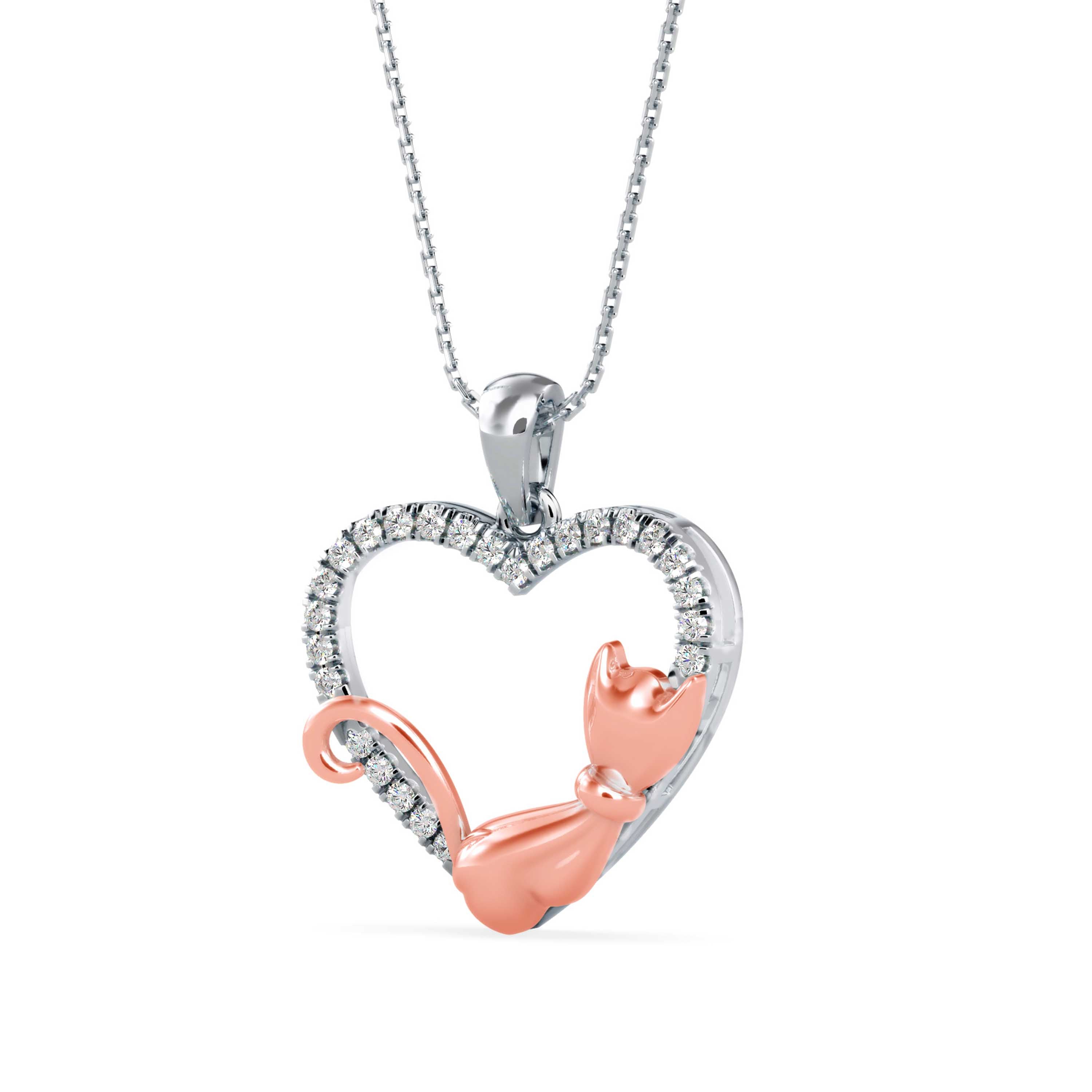 Heartfelt Kitty Pendant