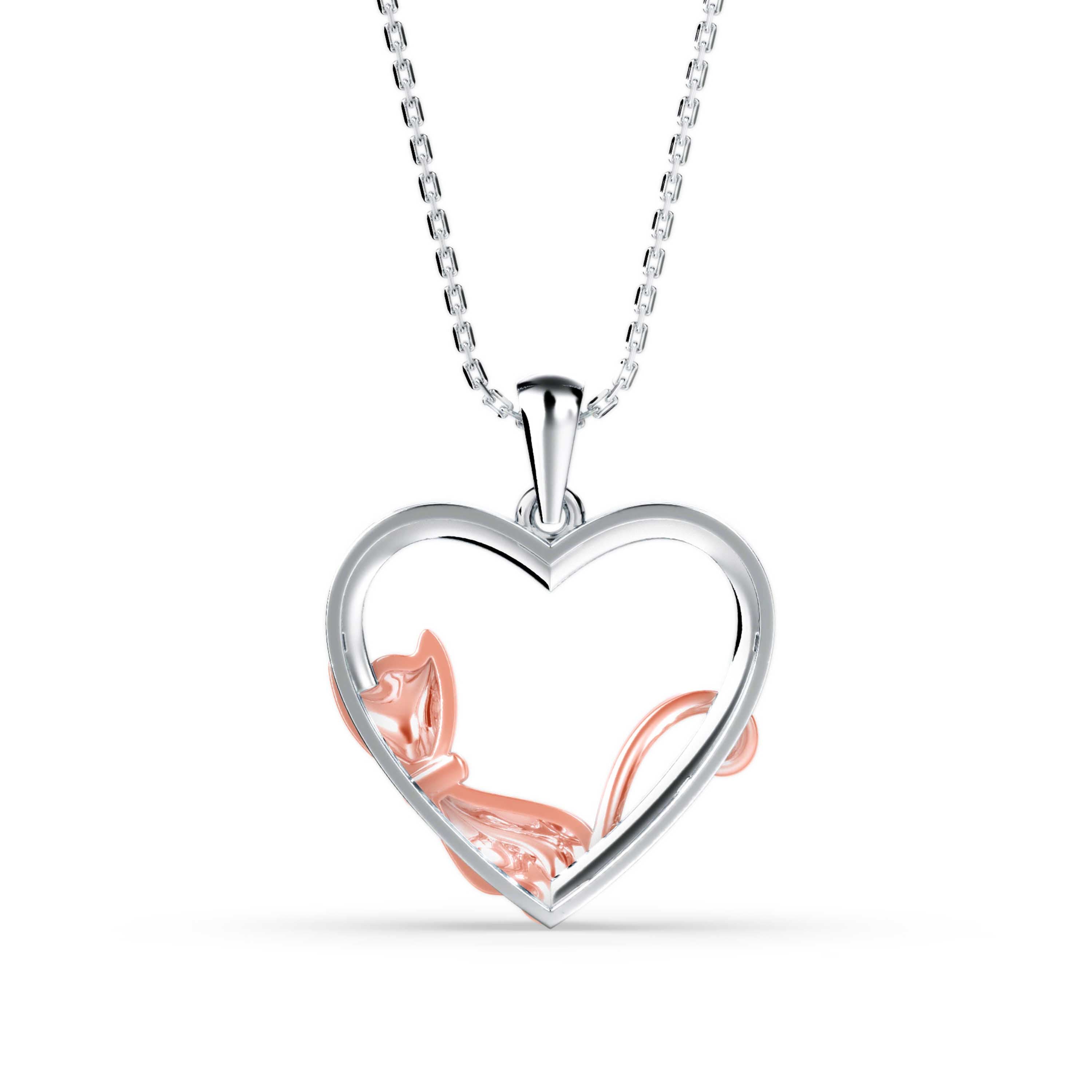 Heartfelt Kitty Pendant
