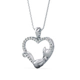 Heartfelt Kitty Pendant