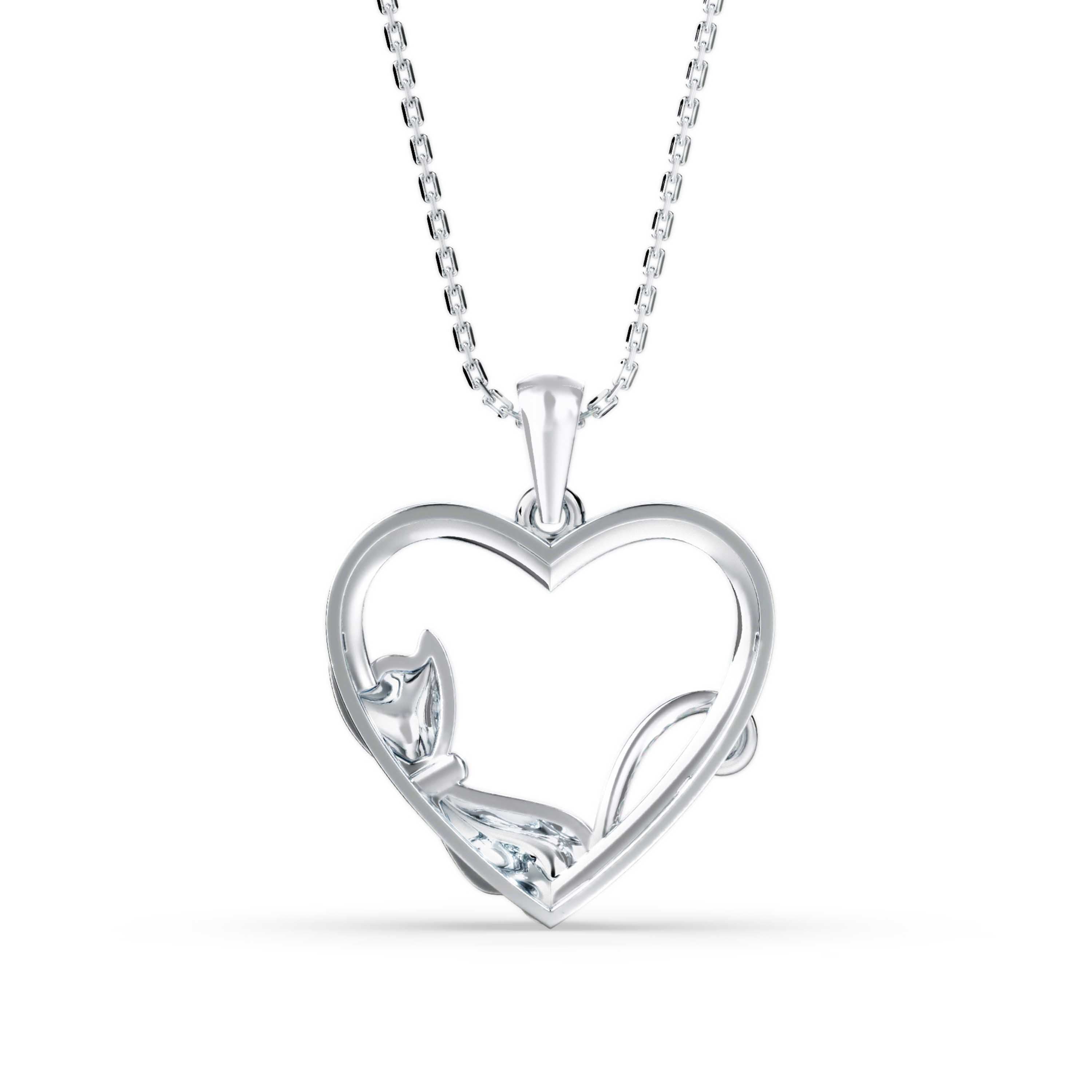 Heartfelt Kitty Pendant