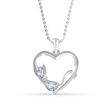 Heartfelt Kitty Pendant