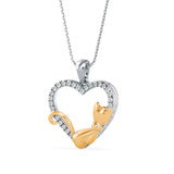 Heartfelt Kitty Pendant