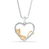 Heartfelt Kitty Pendant