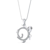 Twirling Turtle Pendant