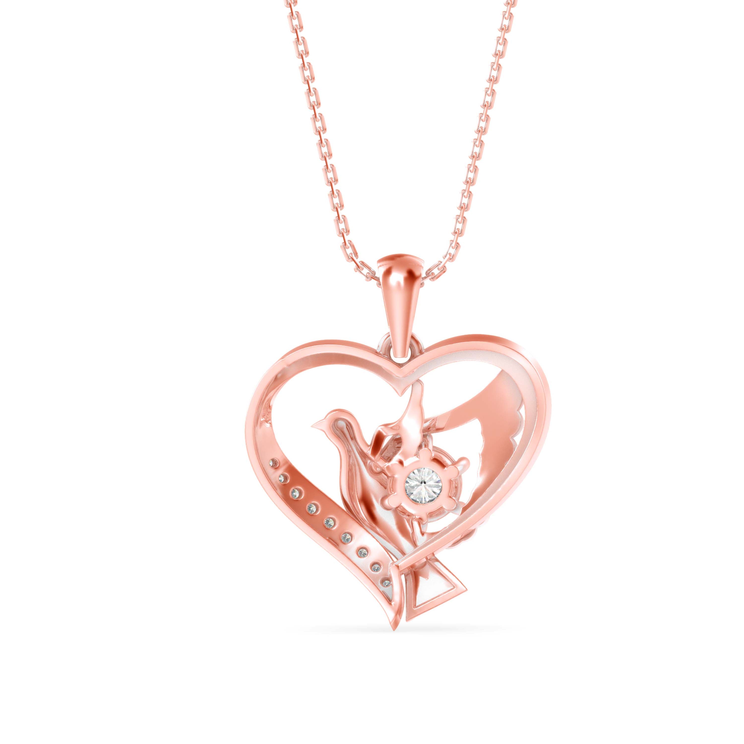 Winged Affection Pendant