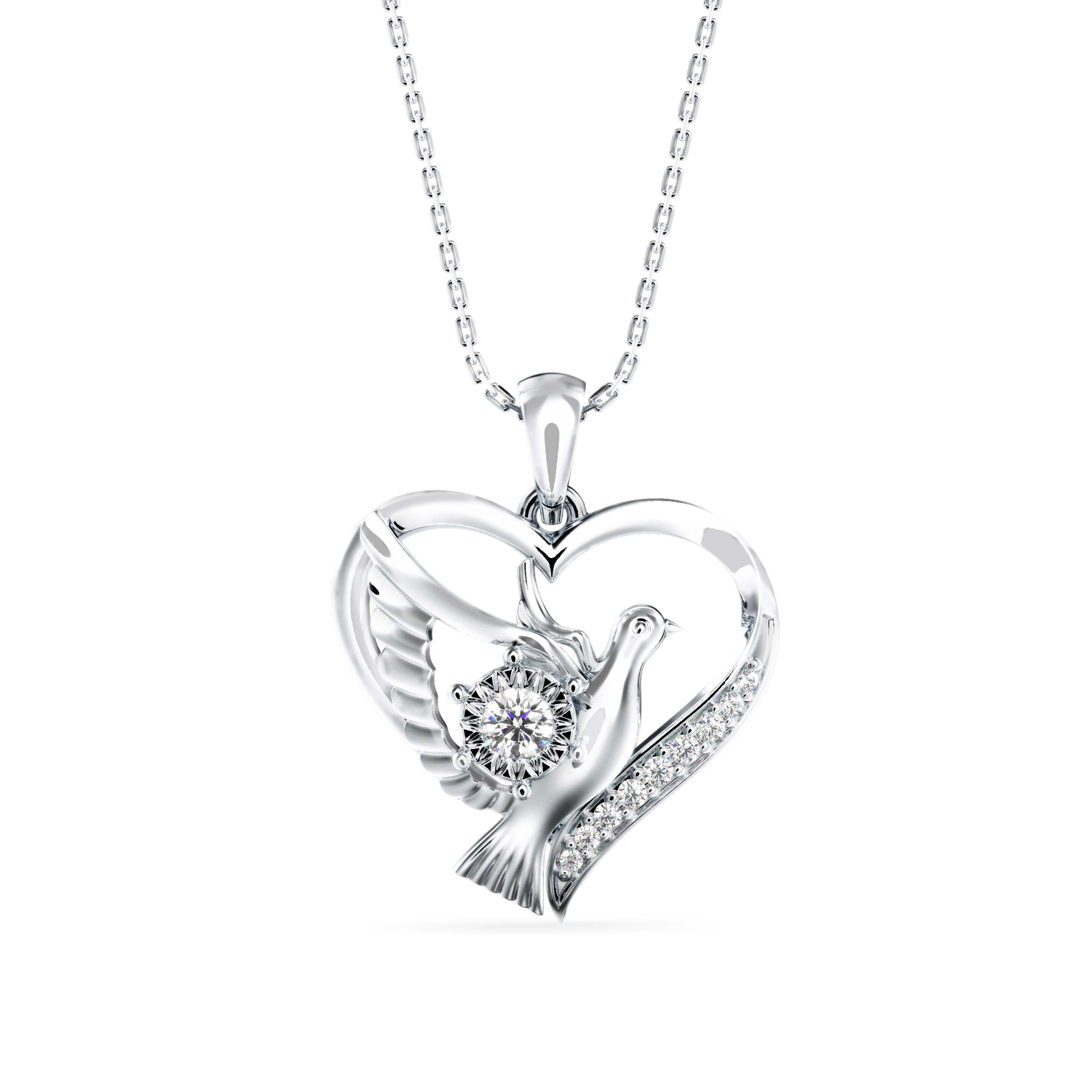 Winged Affection Pendant