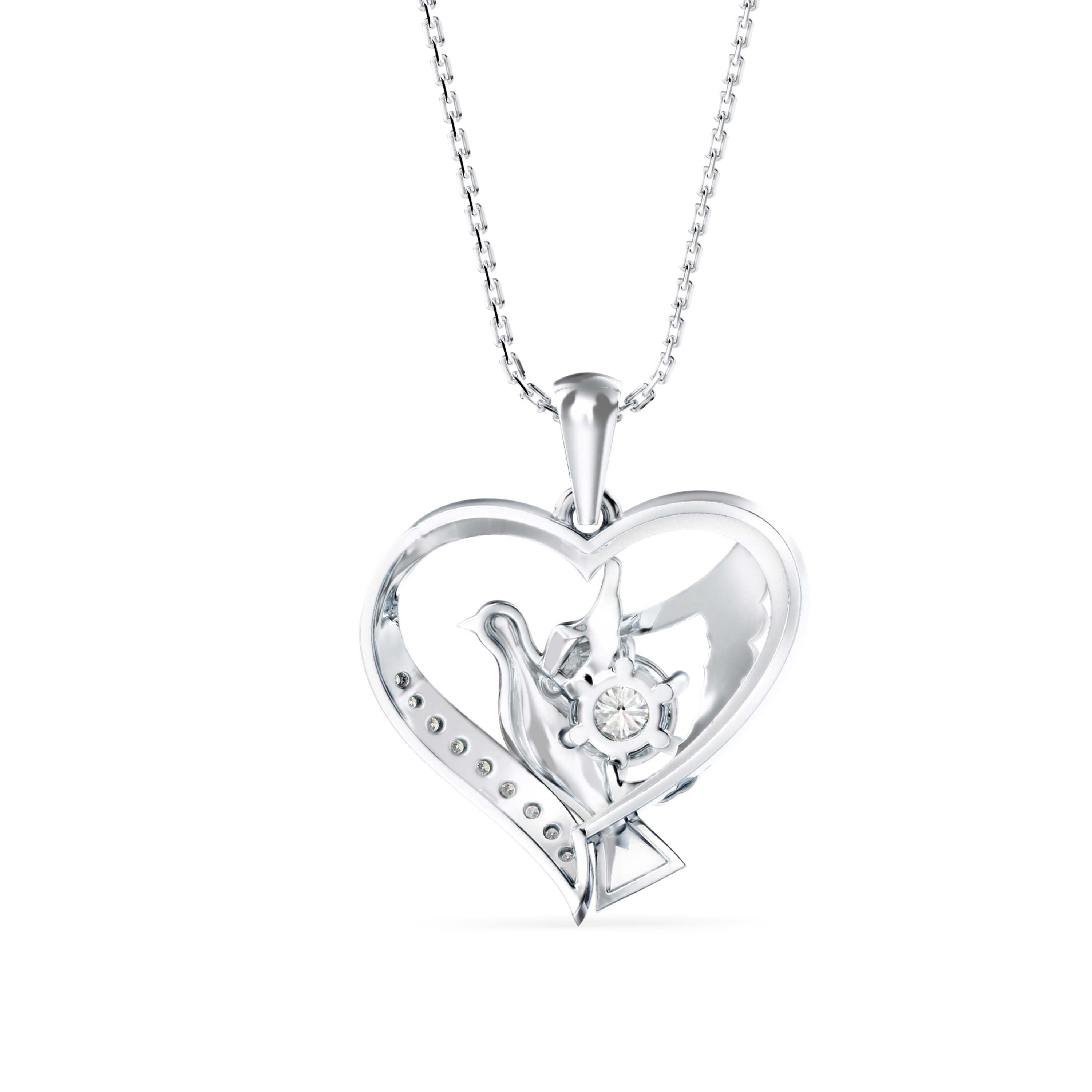 Winged Affection Pendant