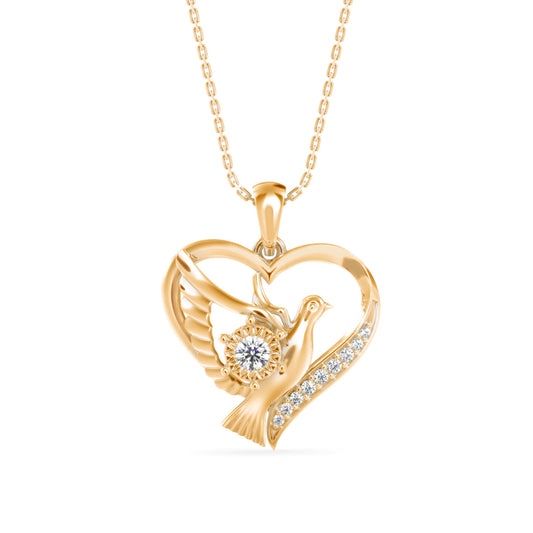 Winged Affection Pendant