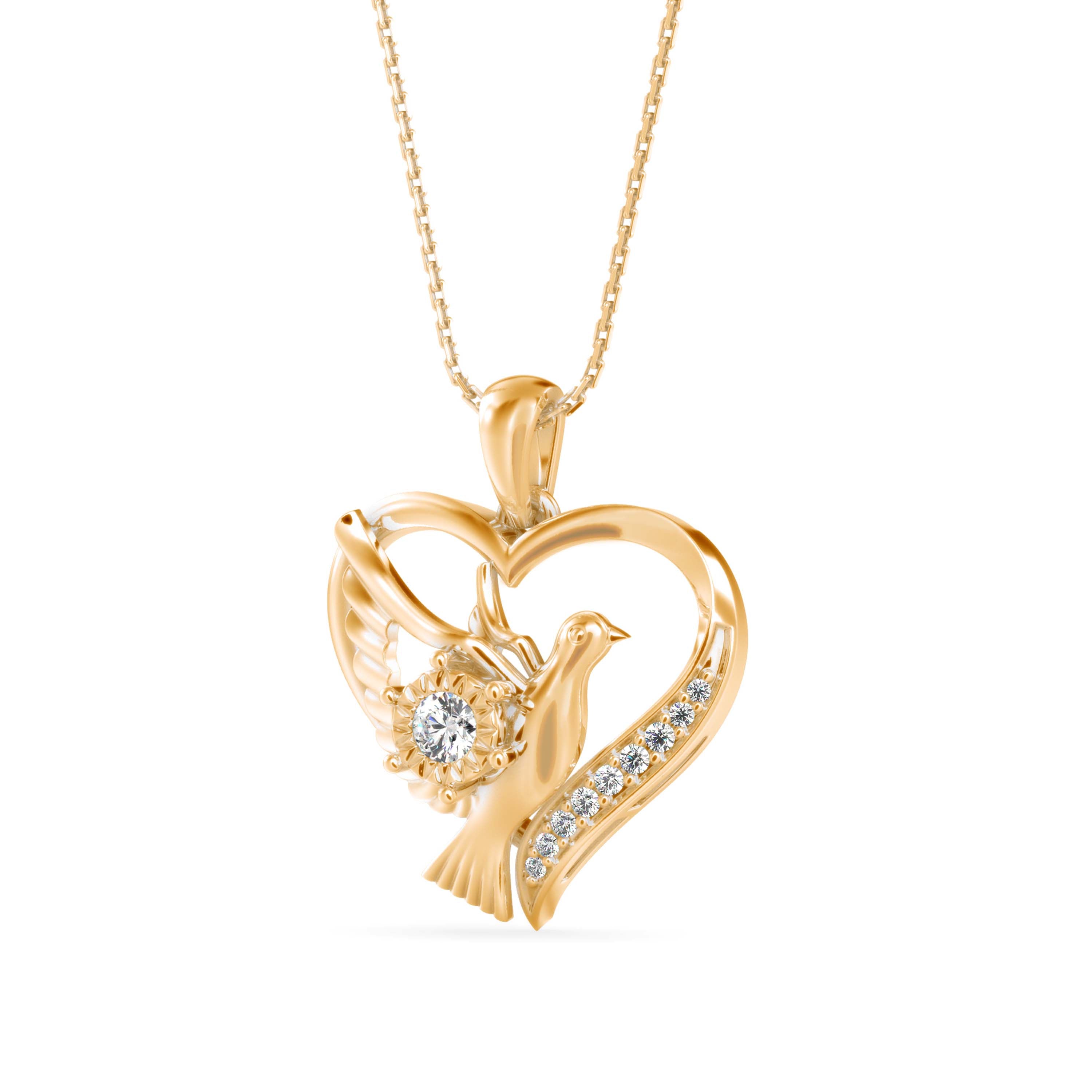 Winged Affection Pendant