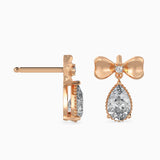 Radiant Bow Drop Earrings