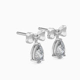 Radiant Bow Drop Earrings