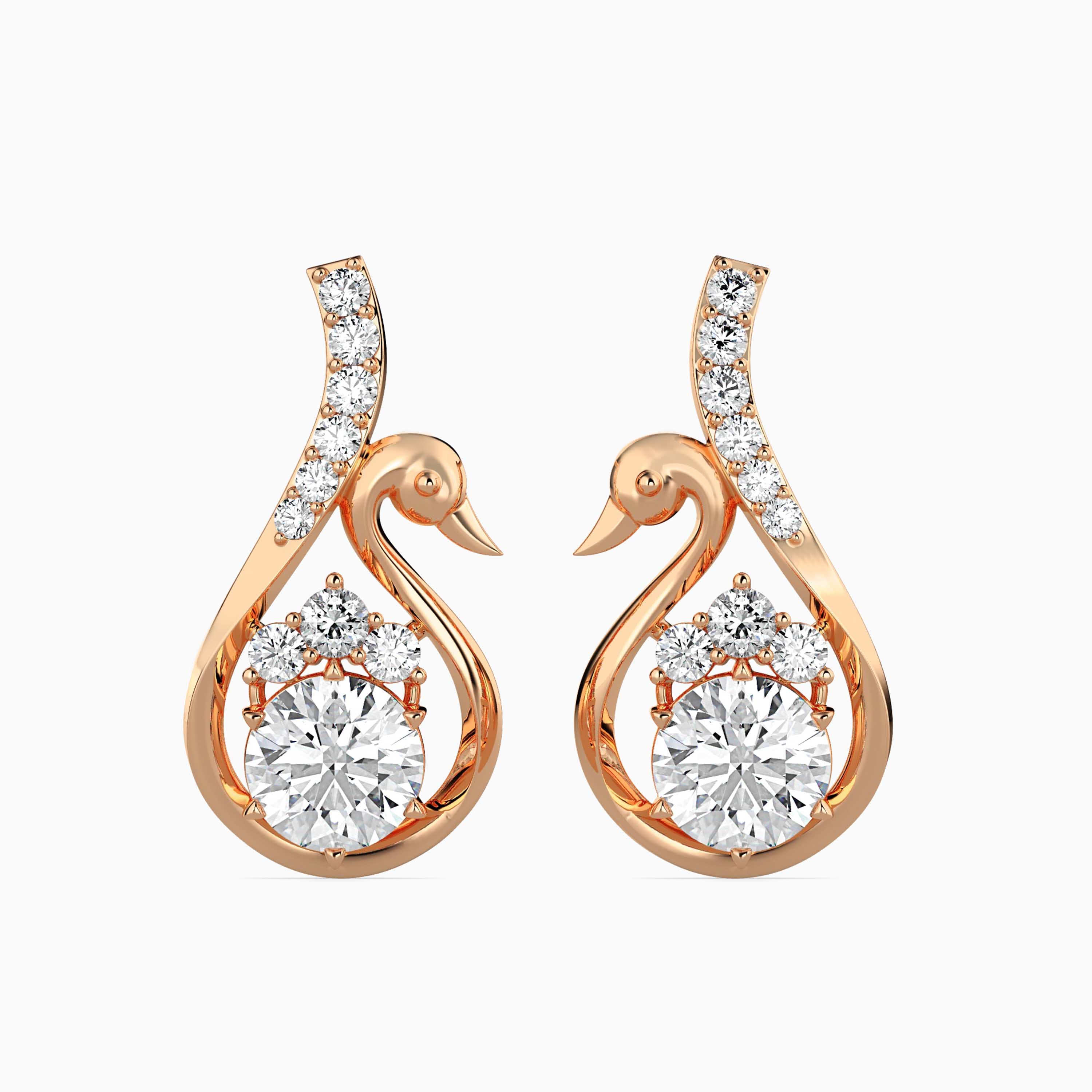 Swan Symphony Earrings