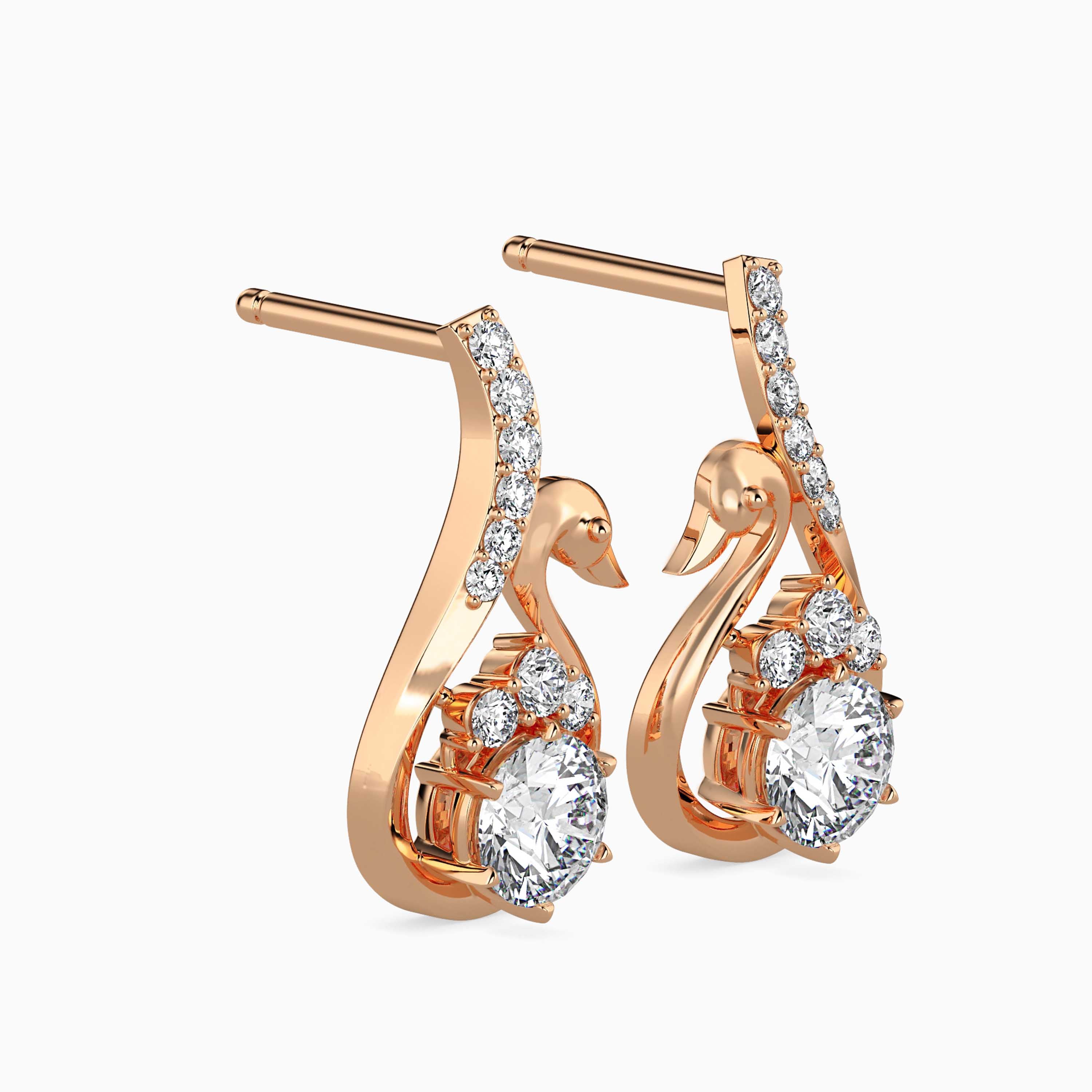 Swan Symphony Earrings
