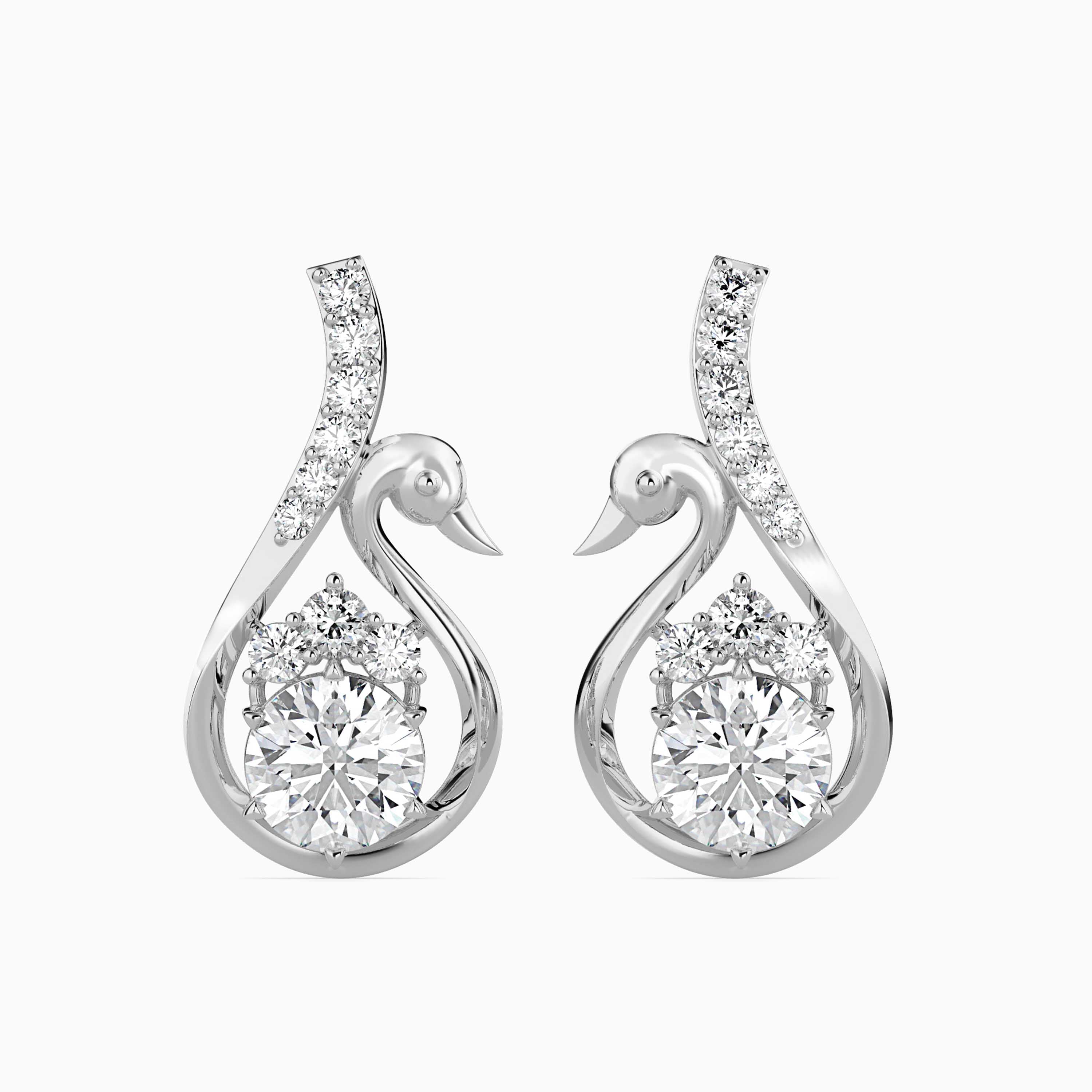 Swan Symphony Earrings