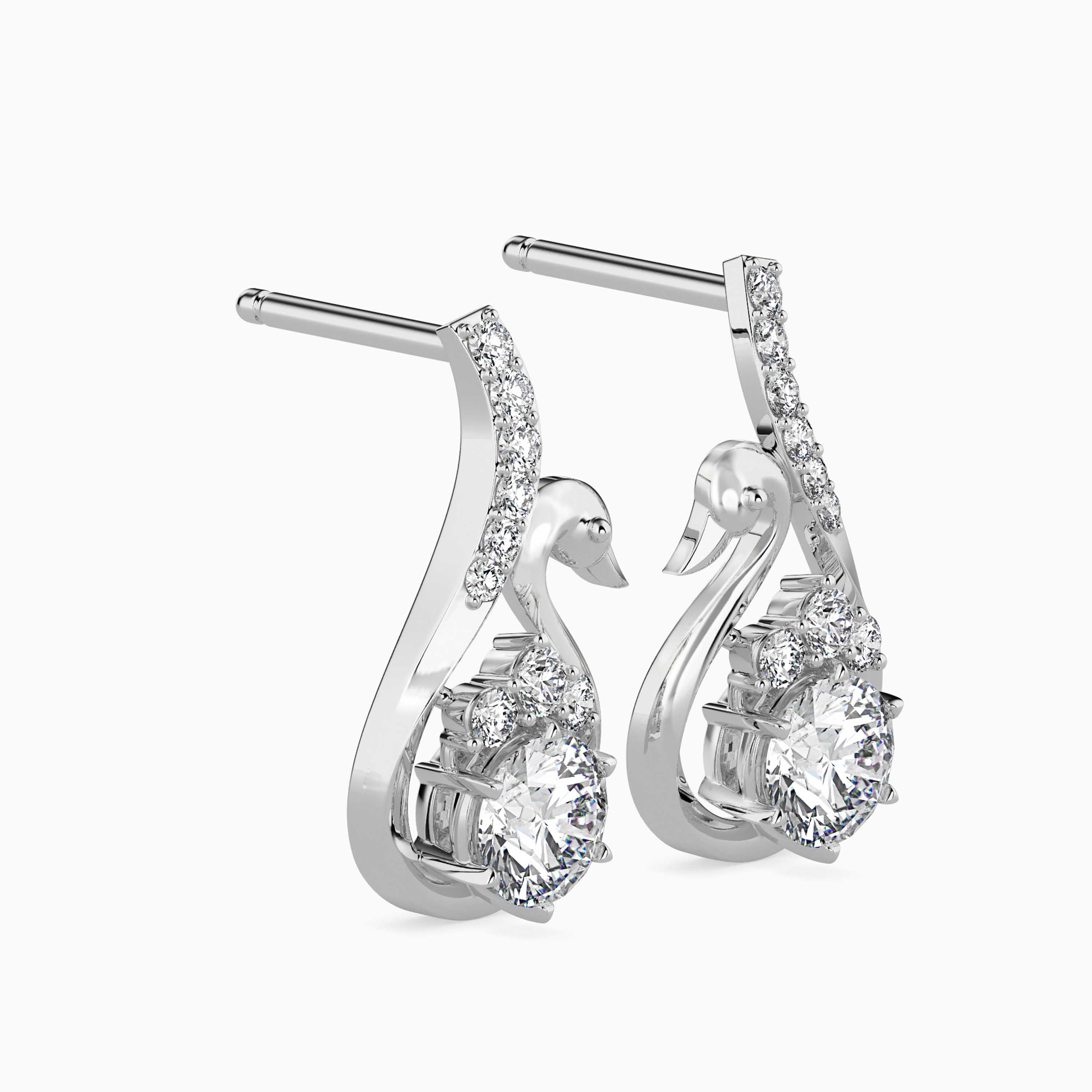 Swan Symphony Earrings