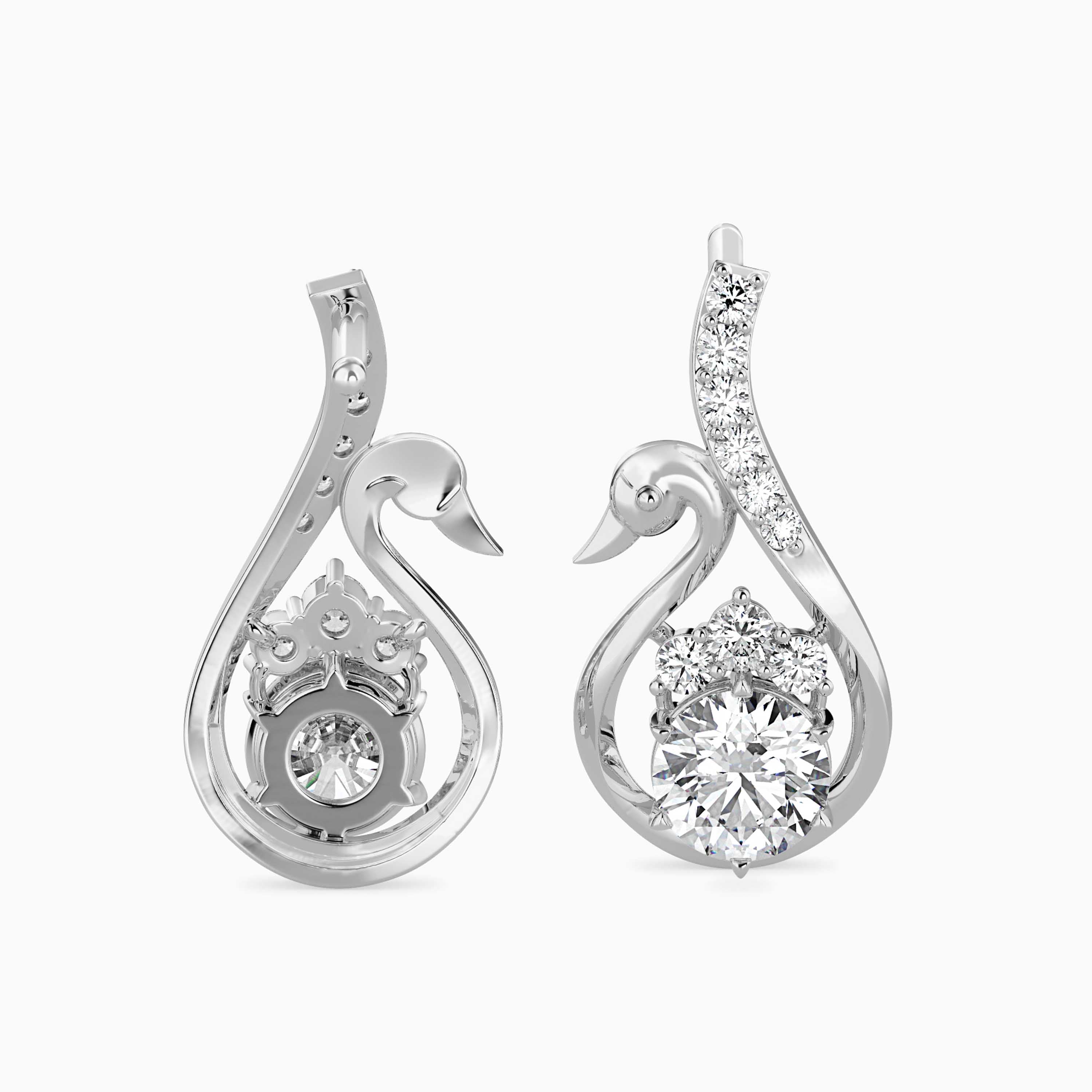 Swan Symphony Earrings