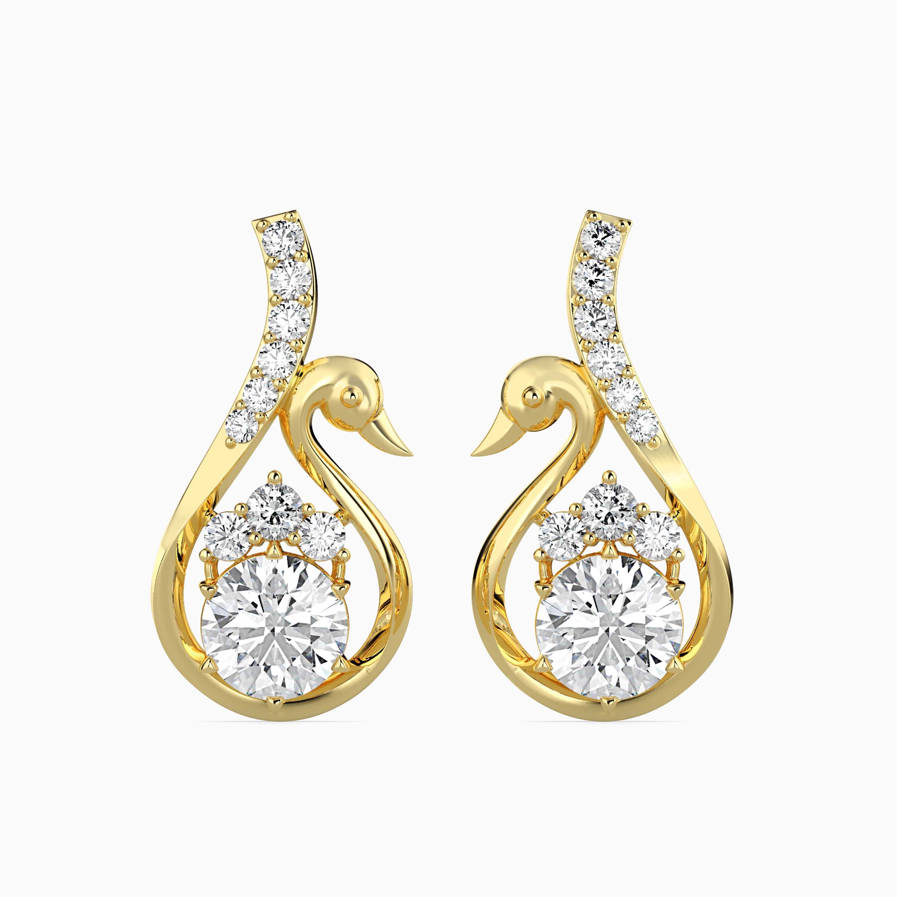 Swan Symphony Earrings