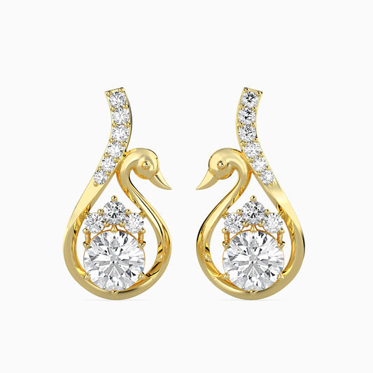Swan Symphony Earrings
