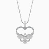 Majestic Eagle Heart Pendant