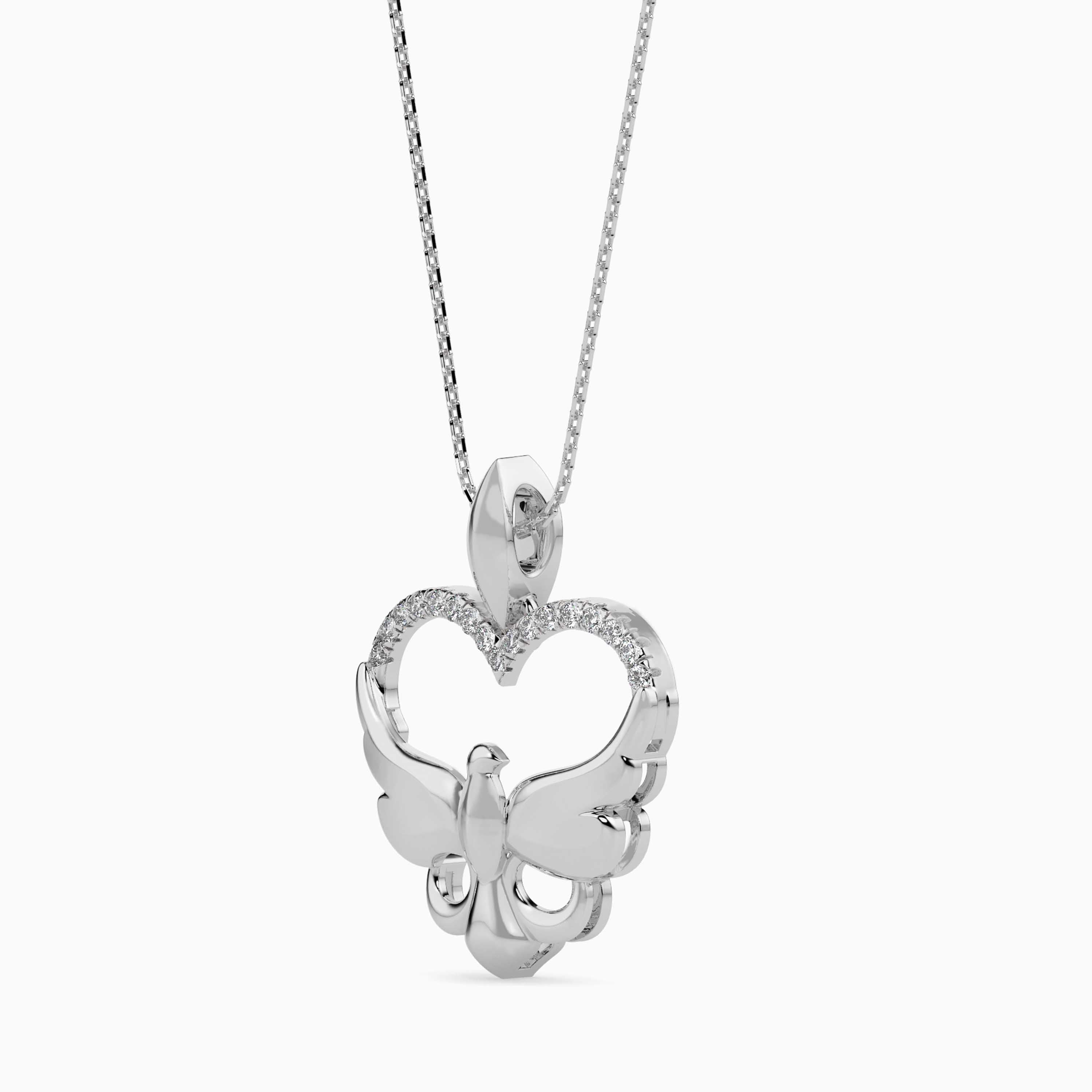 Majestic Eagle Heart Pendant
