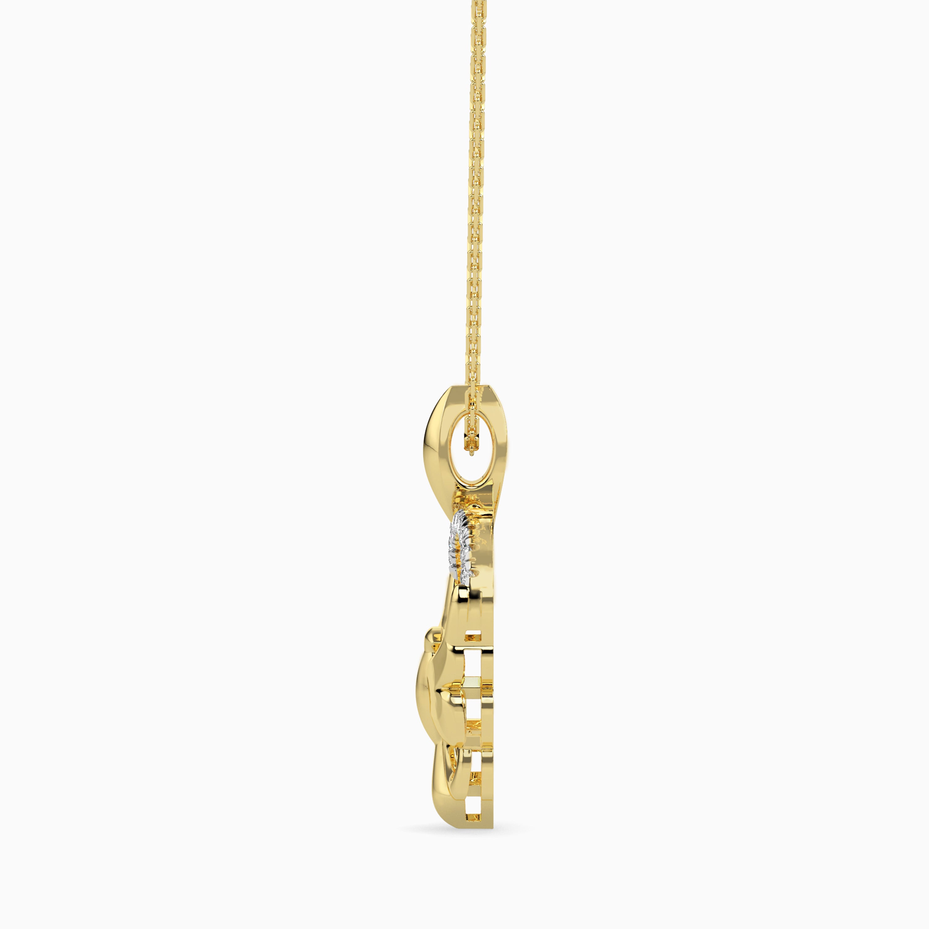 Majestic Eagle Heart Pendant