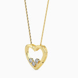 Trio Heart Diamond Pendant