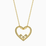 Trio Heart Diamond Pendant