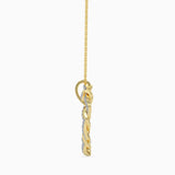 Twisted Heart Diamond Pendant