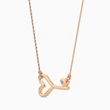 Heartfelt Key Diamond Necklace