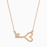 Heartfelt Key Diamond Necklace