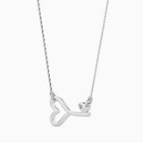Heartfelt Key Diamond Necklace