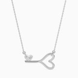 Heartfelt Key Diamond Necklace