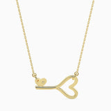 Heartfelt Key Diamond Necklace