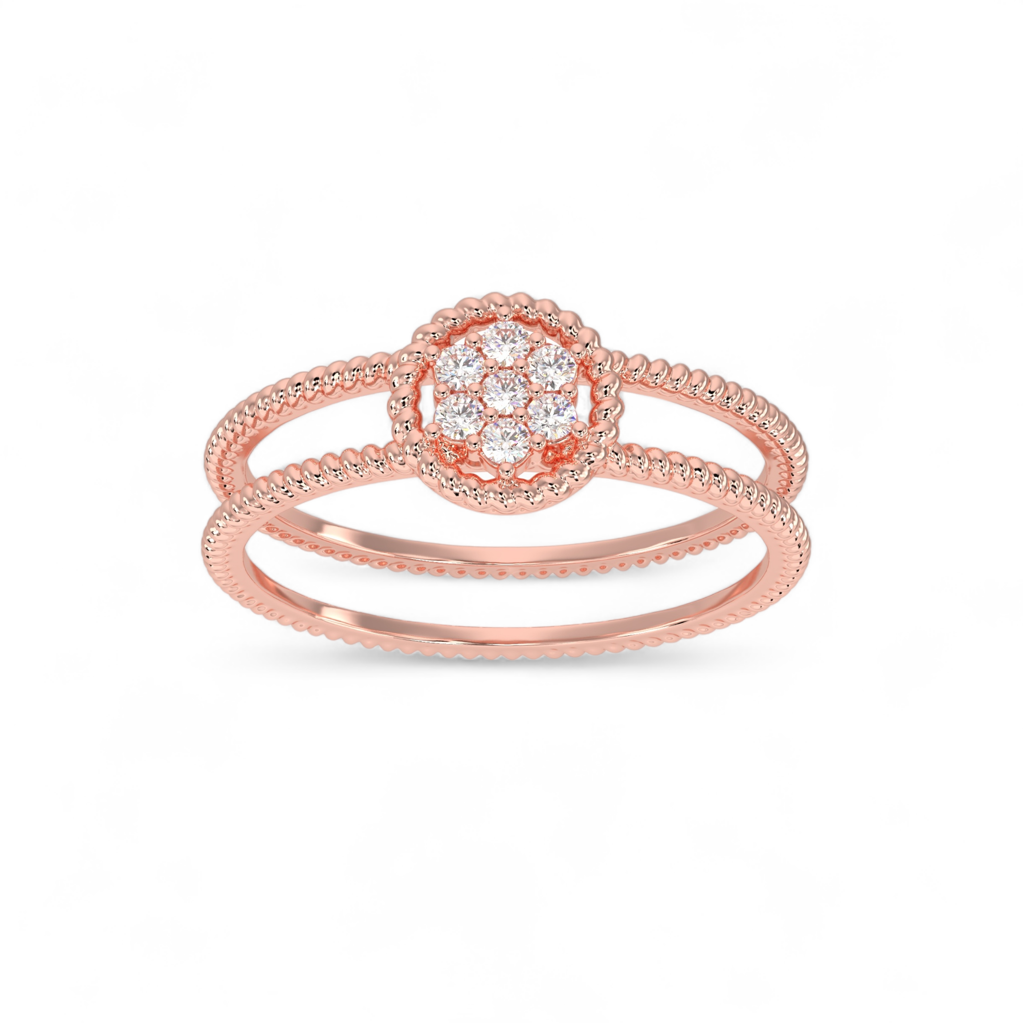 Golden Orbit Ring